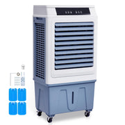 Bild in Galerie-Viewer laden, Amocart Evaporative Air Cooler 3100CFM with 9Gal Water Tank Swamp Cooler with Remote Control 12H Timer 4 Ice Boxes 3 Wind Speed