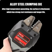 Load image into Gallery viewer, Cordless Hand Held Hydraulic Pliers 16KN Electric Hydraulic Wire Crimper with LED Light & Molds Terminal Crimping Tool