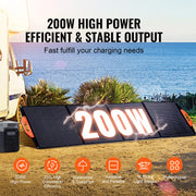 Bild in Galerie-Viewer laden, Amocart Portable Monocrystalline Solar Panel Foldable ETFE Charger Efficiency Panel Waterproof for Power Station Camping Hiking