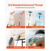 Load image into Gallery viewer, SucceBuy Telescopic Extension Pole Multi-Purpose Extendable Pole Sturdy Aluminum Alloy Paint Pole Extension Reach Roller Stick