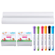 Load image into Gallery viewer, Amocart 32PCS Kids Drawing Board Painting Accessories with Chalks Dry-Erase Markers & Paper Kit for Desktop/Standing Art Easel