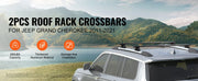 Bild in Galerie-Viewer laden, Amocart Roof Rack Cross Bars with Grooved Side Rails 200lbs Aluminum Crossbars with Locks for Rooftop Cargo Carrier Bag Luggage