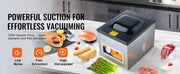 Bild in Galerie-Viewer laden, Amocart DZ-260S Chamber Vacuum Sealer 260W Vacuum Packing Machine with 10.2" Sealing Length for Wet Foods Meats Home Kitchen