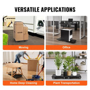 Charger l'image dans la visionneuse de galerie, Amocart 2 Pack Furniture Mover Pallet Trolley 500 lbs Each Count with 4 Wheels Small Flat Dolly Cart for Industrial Machinery