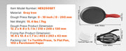Charger l'image dans la visionneuse de galerie, Amocart 8 10 Inch Tortilla Press Cast Iron Tortilla and Roti Maker Heavy Duty Tortilladora Press Pataconera Makers w/Handle