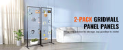 Bild in Galerie-Viewer laden, Amocart Grid Wall Panels Tower Wire Gridwall Display Racks Double Side Gridwall Panels for Art Craft Shows Retail Shop w/ Hooks