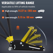 Load image into Gallery viewer, Amocart Car Jack 1.5-3T Floor Jack Aluminum&Steel Racing Jack W/ Single Pistons Quick Lift Pump Tire Change Lifting Repair Tool