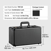 Charger l'image dans la visionneuse de galerie, Amocart Graded Card Storage Box 4 Slots or 5Slots with Key Lock or Coded Lock Foam Dividers for 96/108/120/162 PSA Graded Cards