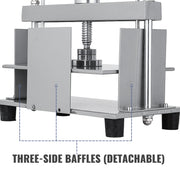 Bild in Galerie-Viewer laden, Amocart Manual Paper Press Machine 12x8.6 in for A4 Paper 10cm Thickness Steel Frame Paper Press Machine Papermaking Book Press