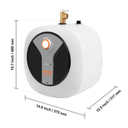Charger l'image dans la visionneuse de galerie, Amocart Electric Mini-Tank Water Heater 1440W Hot Water Boiler Storage for Kichen Bathroom Restaurant Shelf Wall Floor Mounted
