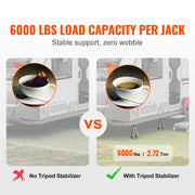 Bild in Galerie-Viewer laden, Amocart RV Stabilizer Jacks, 4 Pack Aluminum RV Leveling Jacks, Per Jack 6000 Lbs , RV Stack Jacks for RV Travel Trailer Camper
