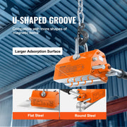 Bild in Galerie-Viewer laden, SucceBuy 100KG-2000KG Permanent Magnetic Lifter Pulling Capacity 2.5 Safety Factor Neodymium & Steel Lifting Magnet Lift Magnets