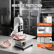 Bild in Galerie-Viewer laden, Amocart Commercial Electric Meat Bandsaw 650W 1800W Stainless Steel Countertop Bone Sawing Machine Frozen Fish Cutter for Pork