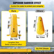 Bild in Galerie-Viewer laden, Amocart Flood Barrier Reusable PVC Water Soft Folding Diversion Tubes Bags Lightweight Hydro Excellent Waterproof Flood Barrier