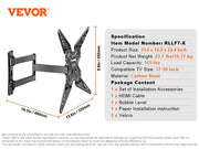 Charger l'image dans la visionneuse de galerie, Amocart Full Motion TV Mount Fit for 26-90in TVs Swivel Tilt Horizontal Adjustment TV Wall Mount Bracket W/ Articulating Arms