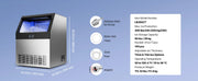 Charger l'image dans la visionneuse de galerie, Amocart 80lbs-440lbs/24H Commercial Ice Maker Machine Stainless Steel Ice Maker with LED Display & Self-Cleaning for Bar Home