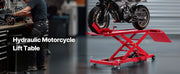 Charger l'image dans la visionneuse de galerie, Amocart Motorcycle Lift Table 1000/1500lbs Pneumatic/Hydraulic Motorcycle Jack,Heavy Duty Bike Repair Stand for ATVs, Dirt Bike
