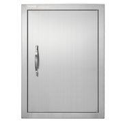Charger l'image dans la visionneuse de galerie, Amocart BBQ Access Door Stainless Steel Flush Mount Door Wall Vertical Door w/ Recessed Handle Grilling Station Outside Cabinet