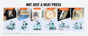 Bild in Galerie-Viewer laden, Amocart Heat Press Machine 12x15inch 8in 1 Heat Transfer Machine 360° Swing Away T-Shirt for T-Shirts/Mugs/Hats/Plates Pink