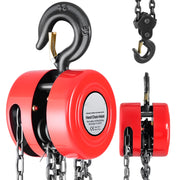 Bild in Galerie-Viewer laden, Amocart 1T/2T Hand Chain Hoist Manual Chain Block with 8/10/20 ft Lifting Height Pulley Hoist for Garage Warehouse Machinery