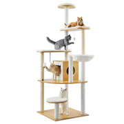 Bild in Galerie-Viewer laden, Amocart Large Cat Tree 68.9inch Tall Multi-level Cat Condo Furniture Activity Center with Cozy Perches Kitten House for Indoor