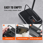 Bild in Galerie-Viewer laden, Amocart Manual Carpet Sweeper 7.87 in Sweeping Paths 300ml Dustbin Capacity w/ Comb for Home Rugs Hardwood Surfaces Wood Floors
