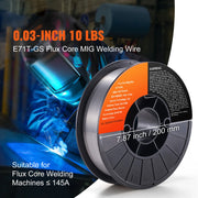 Charger l'image dans la visionneuse de galerie, Amocart 0.03/0.035 Inch Flux Cored Welding Wire Carbon Steel Iron MIG Welding Machine Welder Accessories For Soldering