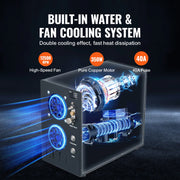 Bild in Galerie-Viewer laden, Amocart PCP Air Compressor 4500PSI/30Mpa Portable Airgun Compressor Built-in Converter Auto-Stop for Rifle Scuba Diving Bottle