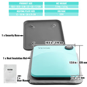 Bild in Galerie-Viewer laden, Amocart 9x9/12x10 in Portable Heat Press Machine DIY Shirt Printing Multifunctional Sublimation Transfer HTV Vinyl T-shirt Bag
