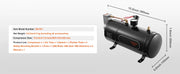 Charger l'image dans la visionneuse de galerie, Amocart 12V Air Compressor with Tank 3/6L Train Horn Air Compressor 120psi Air Compressor System for Train Horn/Inflating Tire