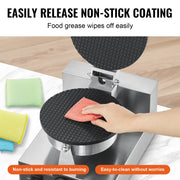Charger l'image dans la visionneuse de galerie, Amocart Electric Ice Cream Cone Maker Commercial Non-Stick Stainless Steel Egg Roll Mold with Temperature and Time Control