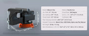 Charger l'image dans la visionneuse de galerie, Amocart Bench Vise 4.5" 6" 6.5" Multipurpose, Swivel Base & Anvil Heavy Duty Cast Iron for Drilling, Conduit Cutting, Sanding