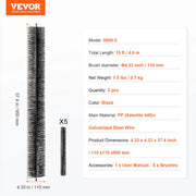 Charger l'image dans la visionneuse de galerie, Amocart Gutter Brush 30 Ft Total Length 4.33 in Diameter Gutter Cleaning Tools Ground-Level Gutter Brush Leaf Guard for Gutters