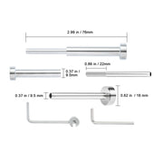 Charger l'image dans la visionneuse de galerie, Amocart 20/30/40 Pack Invisible Cable Railing kit T316 Stainless Steel 1/8" Invisible Receiver and Swage Stud End for Post