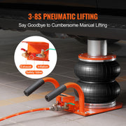 Charger l'image dans la visionneuse de galerie, Amocart 3T Air Jack 3-8S Pneumatic Lifting Jack with Heightened Column 6 Steel Tubes Thick Rubber Pad Fit for Sedan SUV Pickup
