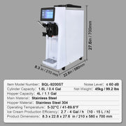 Bild in Galerie-Viewer laden, Amocart 4L Commercial Ice Cream MachineSingle Flavor Countertop Soft Serve Ice Cream Maker Touch Screen Auto Clean Pre-cooling