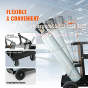 Charger l'image dans la visionneuse de galerie, CustomizableWelder Cart with 360° Swivel Wheels Heavy Duty Rolling Welder Cart for Mig P SucceBuy Welding Cart 2-Tier 4 Drawers