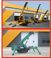 Load image into Gallery viewer, Customized Crawler Telescopic Boom Spider Crane with Hydraulic Remote Control,with Long Arm Fly Jib
