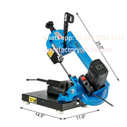 Bild in Galerie-Viewer laden, Customizable Bandsaw 1KW for Cutting Wood Glass Fiber Plastic Woodworking Blade Speed 40- Amocart BS-85 Benchtop Portable Metal
