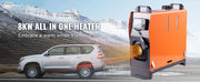 Charger l'image dans la visionneuse de galerie, Amocart 8KW Diesel Air Heater Bluetooth All-on-one Diesel Heater with LCD Portable Parking Heater for RV Trailer Camper Boat