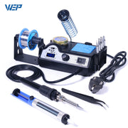 Bild in Galerie-Viewer laden, WEP 927-II 2 Helping Hands Electric Soldering Iron Station Digital Display 60W Soldering iron Kit Temperature Adjust Welding Too