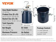 Bild in Galerie-Viewer laden, Amocart 10L Spray Paint Pressure Pot Tank Air Paint Pressure Pot Metal Rack Leak Repair Sealant for Industry Home Construction