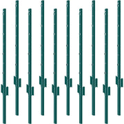 Load image into Gallery viewer, Amocart Fence Post T-Post Heavy Duty Metal Fence Post Sturdy Steel Fence Stakes for Garden Yard Lawn Farms Outdoor Wire Fencing