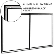 Charger l'image dans la visionneuse de galerie, SucceBuy Projector Screen 92 100 110 120 130 135 155in Aluminum Fixed Frame 16:9 4K HD Home Cinema Theater WallMountable Display