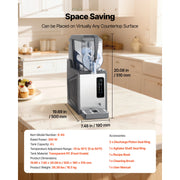 Charger l'image dans la visionneuse de galerie, Amocart Slushie Machine No Ice Needed Slushy Machine Frozen Drink Maker w/ Single Tank Margarita Machine for Frozen Margaritas