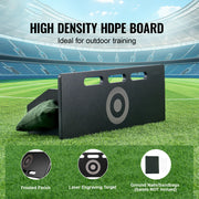 Charger l'image dans la visionneuse de galerie, Amocart Soccer Rebounder Board Portable Soccer Wall with 2 Angles Rebound Foldable HDPE Kickback Rebound Board for Adults