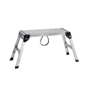 Charger l'image dans la visionneuse de galerie, Amocart Folding Work Platform 330 lbs Load Capacity Aluminum Drywall Stool Ladder Heavy Duty Work Bench w/ Non-Slip Feet
