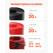 Charger l'image dans la visionneuse de galerie, Amocart Solar Panel Extension Cable 20FT Black + 20FT Red / 30FT Black + 30FT Red / 50FT Black + 50FT Red / 100FT Black + 100FT Red 10AWG with Female & Male Waterproof Connectors 6mm² PV Cable for Home Ship