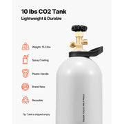 Load image into Gallery viewer, Amocart CO2 Tank 10 lbs New Aluminum Alloy Cylinder CO2 Air Tank with Light Spray Coating DOT Approved Cylinder for Draft Beer