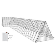 Bild in Galerie-Viewer laden, Amocart Chicken Tunnels 157.5 x 39.4 x 24.2 in Chicken Tunnels for Yard Portable Chicken Tunnels for Outside Corner Frames